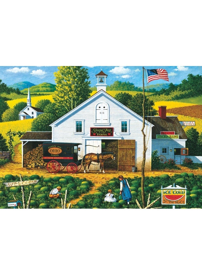 Buffalo Games Charles Wysocki - Catchin Bugs - 300 Large Piece Jigsaw Puzzle