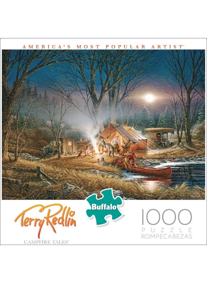 Buffalo Games - Terry Redlin - Campfire Tales - 1000 Piece Jigsaw Puzzle