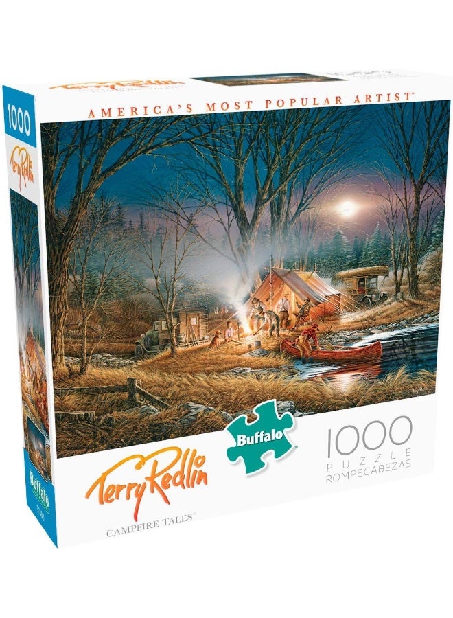 Buffalo Games - Terry Redlin - Campfire Tales - 1000 Piece Jigsaw Puzzle