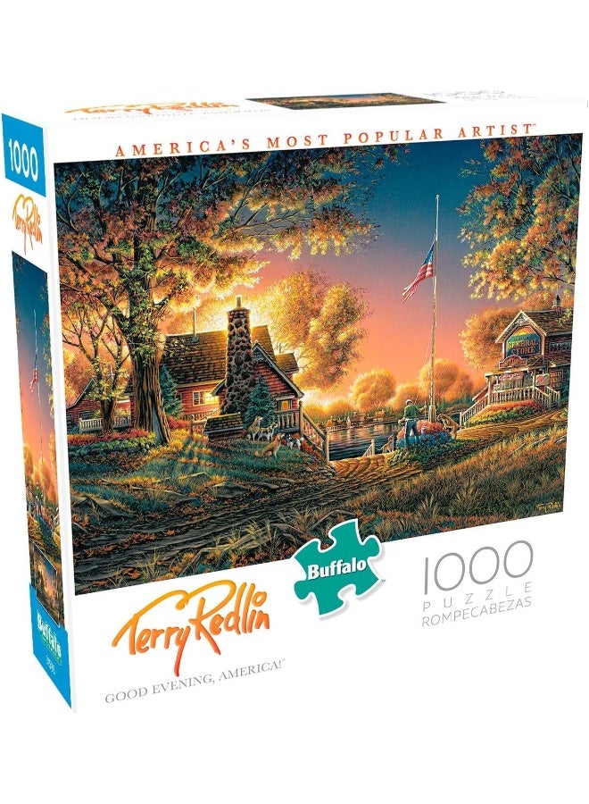 Buffalo Games - Terry Redlin - Good Evening, America! - 1000 Piece Jigsaw Puzzle