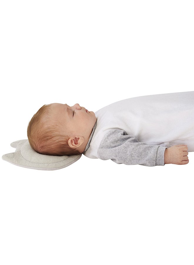 Tineo Soft Baby Head Shaping Pillow, Little Wolf, Grey - 17 X 24 X 3.5 CM