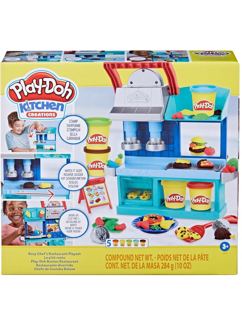 Play-Doh Kitchen Creations Busy Chef's Restaurant Playset