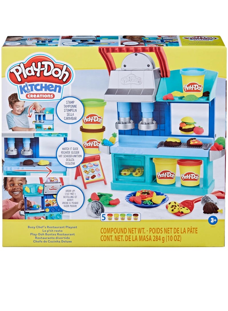 Play-Doh Kitchen Creations Busy Chef's Restaurant Playset