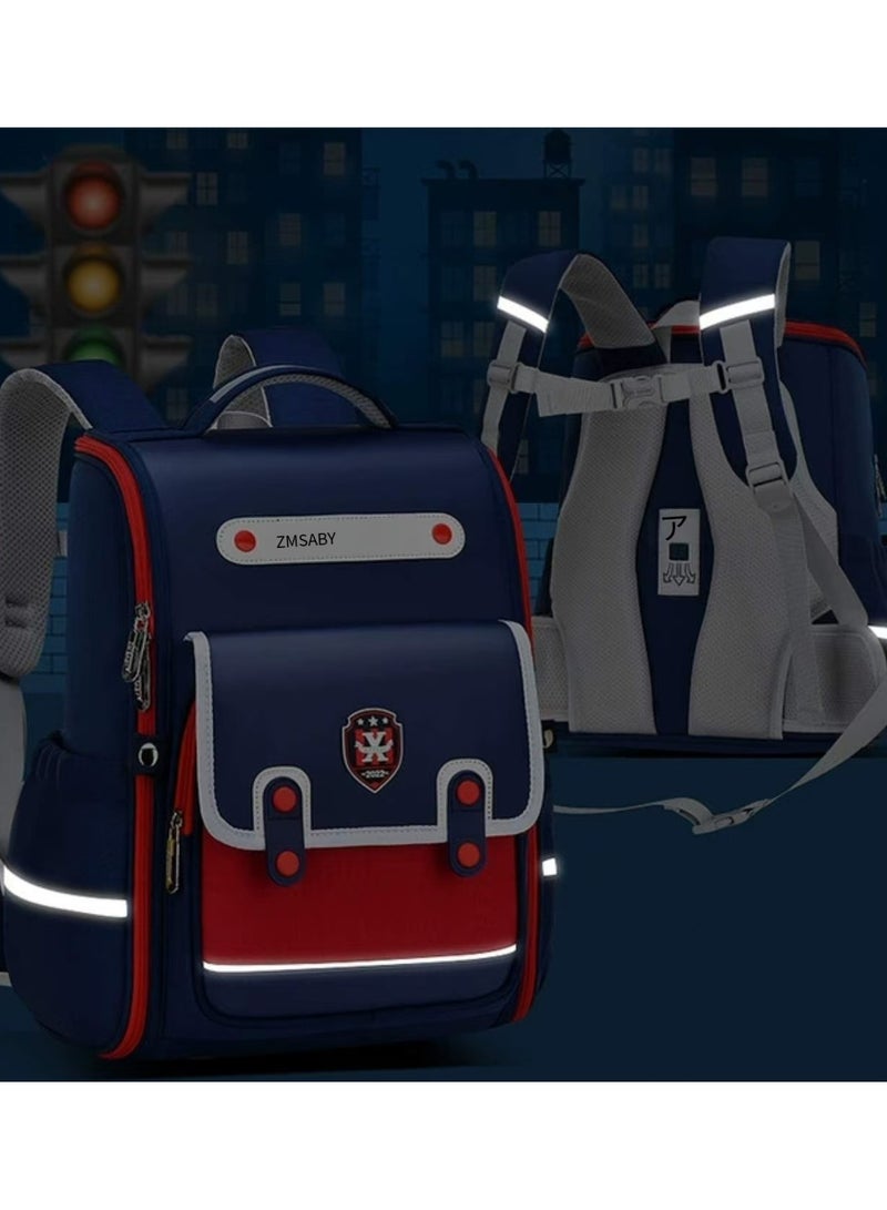 Student backpack, boys' and girls' backpack, children's elementary school backpack