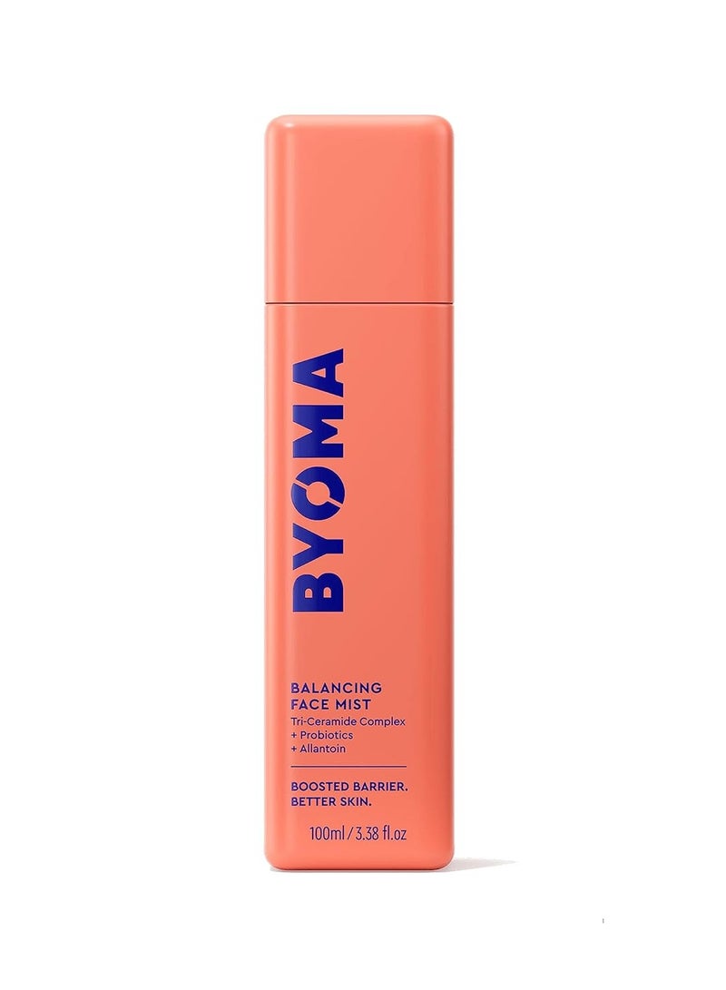 BYOMA Balancing Face Mist - pH Balanced Face Toner with Ceramides, Probiotics & Allantoin - Alcohol Free Toner Spray - Balance, Soothe & Refresh Throughout The Day - 3.38 fl. oz