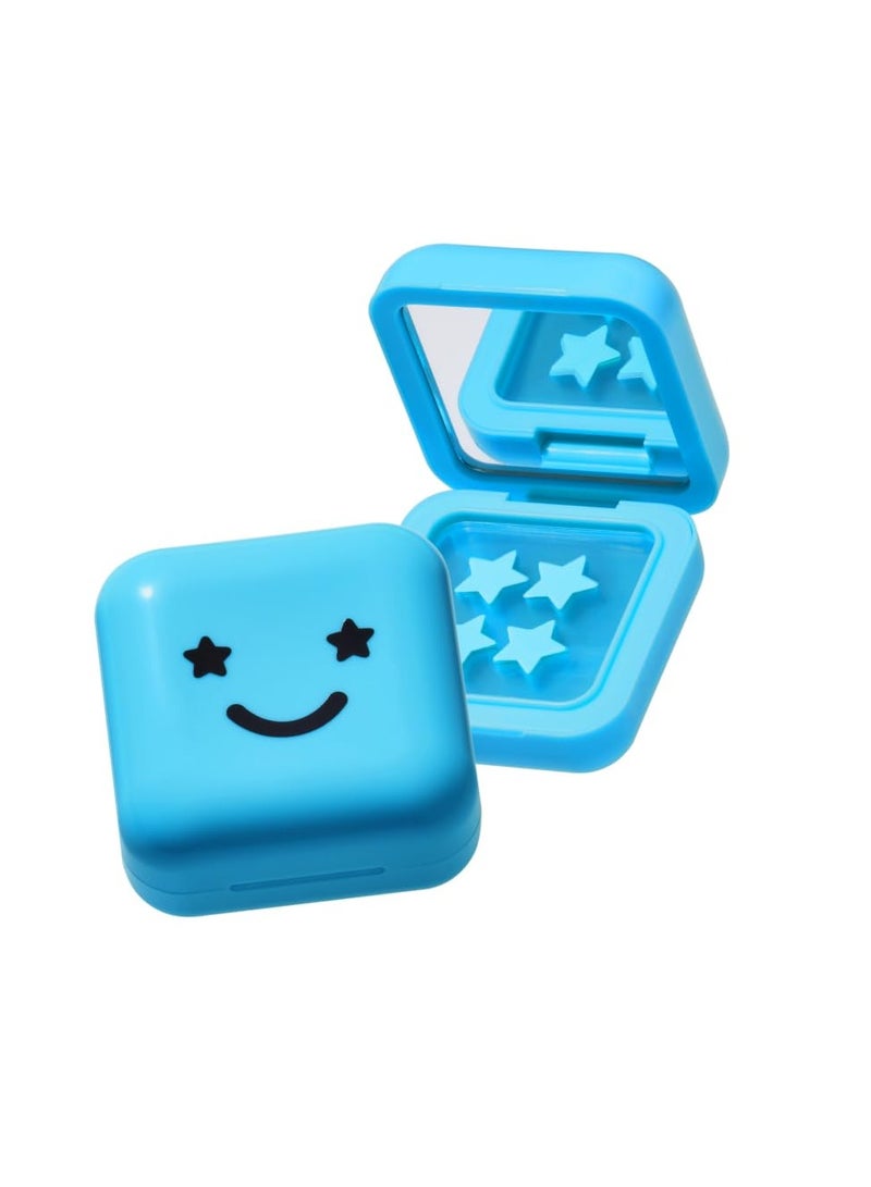 Starface Hydro-Star + Salicylic Acid Pimple Patches and Big Blue Compact, Helps Shrink and Soothe Deeper Spots, Cute Star Shape, Vegan, 32 count