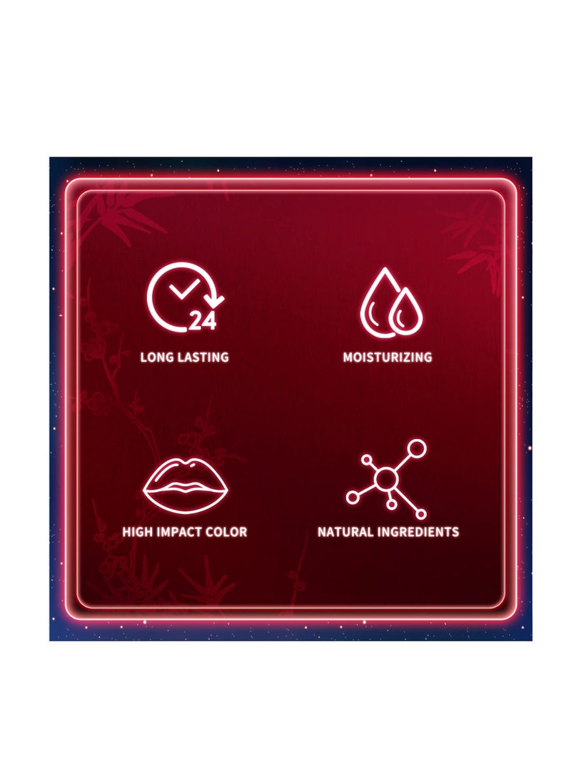 Catkin Semi-Matte Lipstick Hydrating High Impact Color Infused with Vitamin E and Avocado Oil Smooth Soft Texture Long Lasting Matte Finish 155