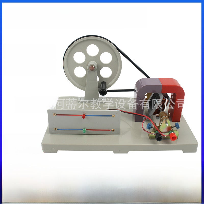 Manual Dynamo Generator Electromagnetic Physics Lab Equipment