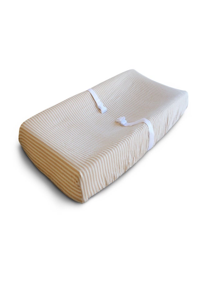 Changing Pad Cover Natural Stripe