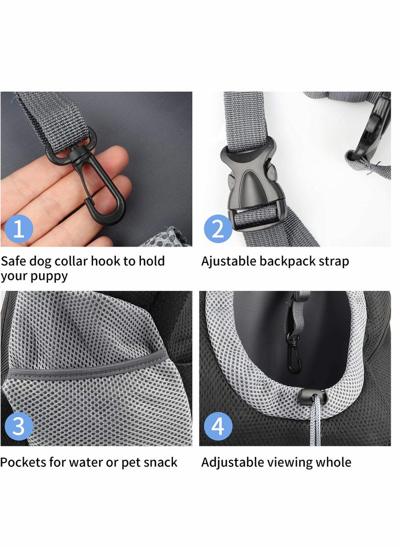 Pet Carrier Backpack for Dogs & Cats, Breathable Double Shoulder Dog Pet Bags Backpack