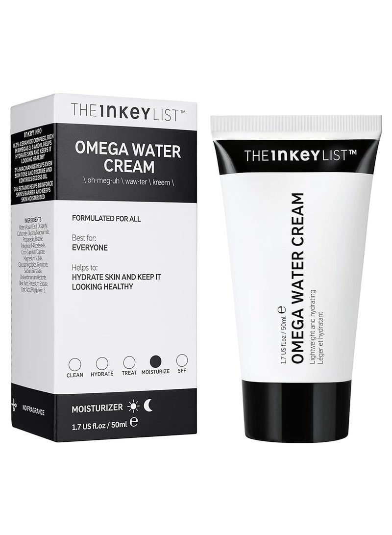 The INKEY List Omega Water Cream Moisturizer, 1.69 fl oz