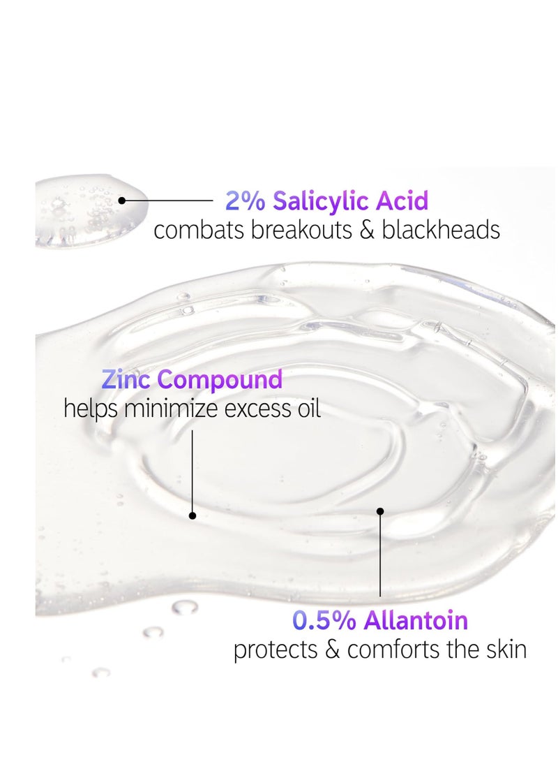 The INKEY List Salicylic Acid Cleanser, Face Wash for Blemishes, Blackheads, Oily Skin and Breakouts, Non-Drying Facial Cleanser Safe for All Skin Types, 5.0 fl oz