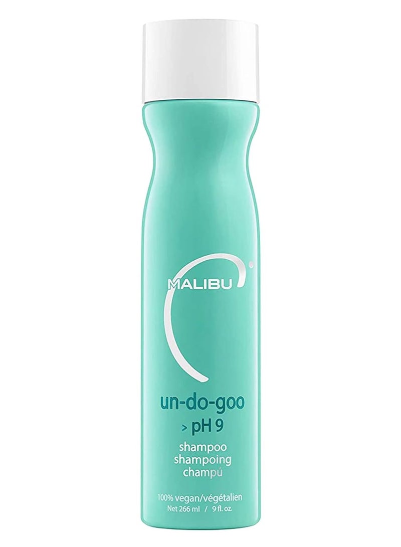 Malibu C Un-Do-Goo Shampoo - Clarifying Shampoo to Remove Product Build Up + Resins from Hair - Shine Restoring, Moisturizing Cleansing Shampoo