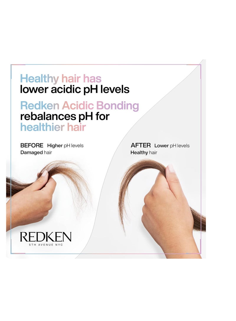 Redken Bonding Conditioner for Damaged Hair Repair | Strengthens and Repairs Weak and Brittle Hair | Acidic Bonding Concentrate | Safe for Color-Treated Hair | For All Hair Types