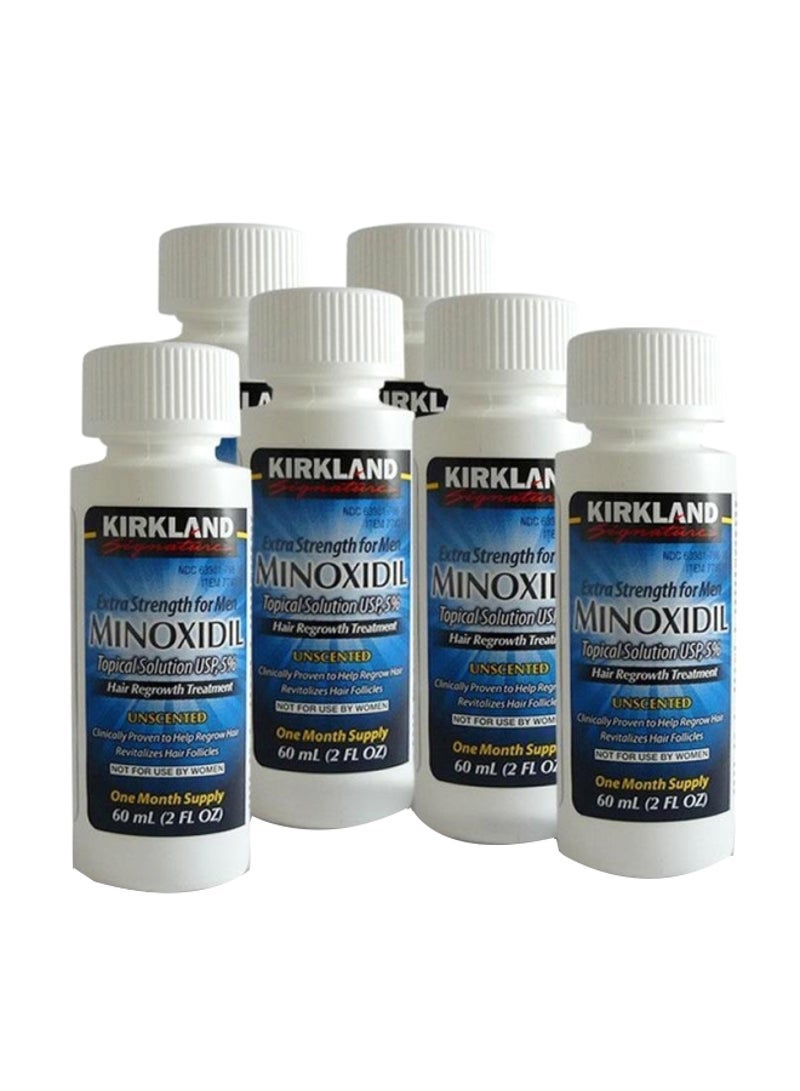 Minoxidil Hair Regrowth Treatment 6 Bottles