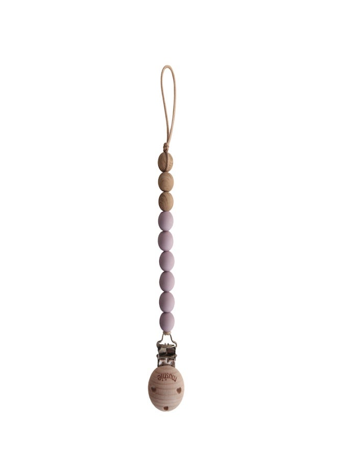 Pacifier Clips Eva Mauve