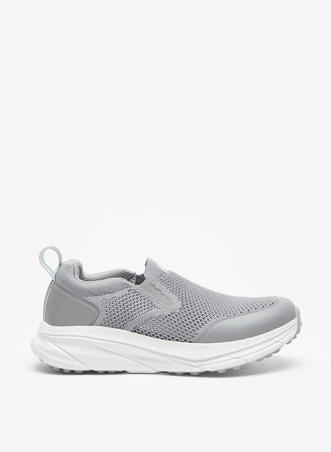 Mesh Detail Slip-On Sneakers