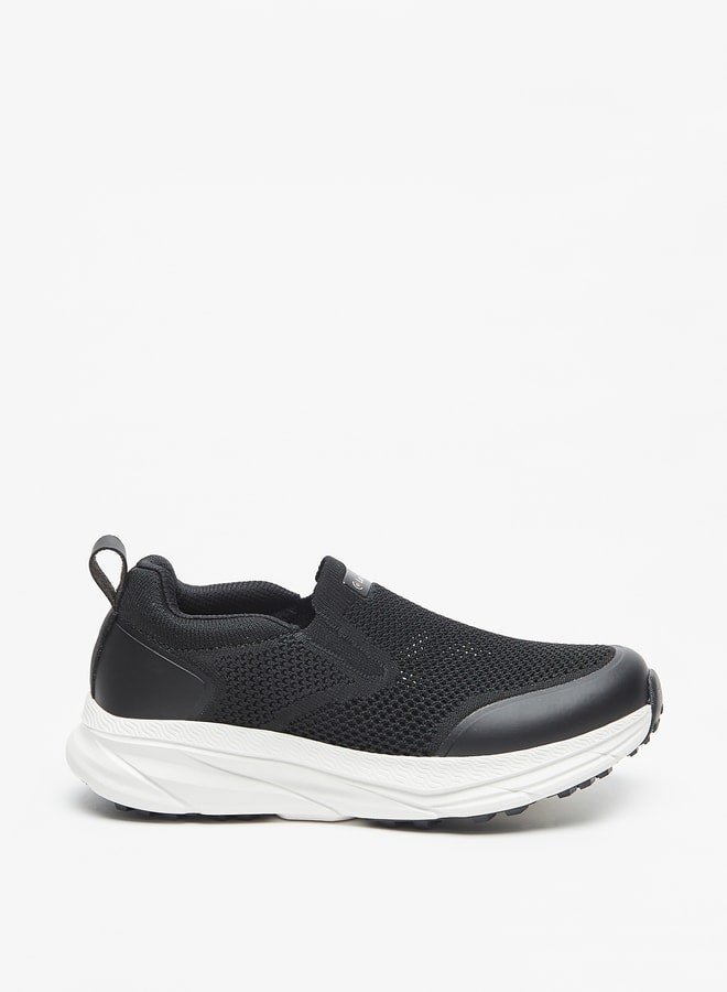 Mesh Detail Slip-On Sneakers