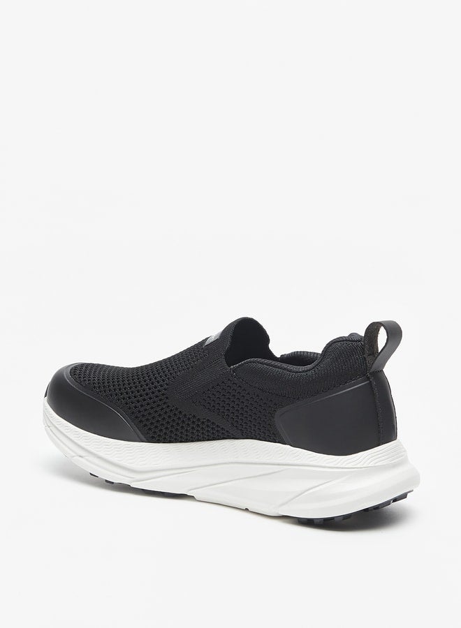 Mesh Detail Slip-On Sneakers