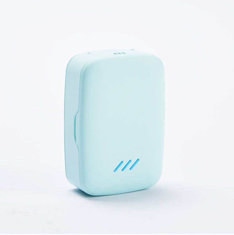 Toothbrush sterilizer drying UV disinfection UVC LED toothbrush disinfection box USB charging portable Mint Green