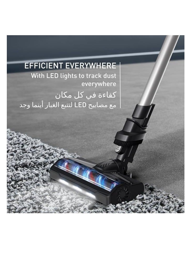 Handstick Vacuum Cleaner | X-PERT 7.60 | 140 W Cordless Vacuum Cleaner | Powerful | Ultra-Lightweight | Long-Lasting Battery 5.3 L 140 W TY6A35HO ‎Grey & Purple