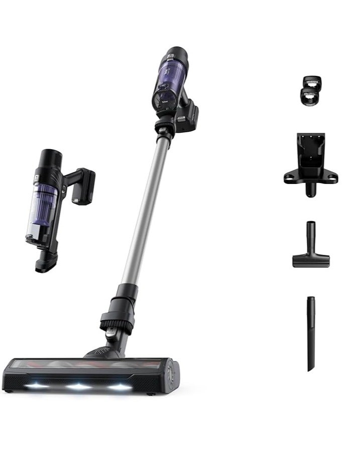 Handstick Vacuum Cleaner | X-PERT 7.60 | 140 W Cordless Vacuum Cleaner | Powerful | Ultra-Lightweight | Long-Lasting Battery 5.3 L 140 W TY6A35HO ‎Grey & Purple