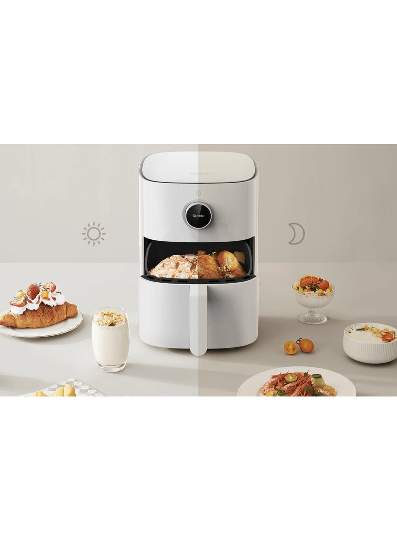 Smart Air Fryer 4.5L | Air Frying, Grilling, Baking, Defrosting, Fermentation | 40–200°C Wide-Range Temperature Range |360° Convection Heating | Flip-Free Cooking | App Control | White 4.5 L 1500 W MAF14 | BHR8235GB White