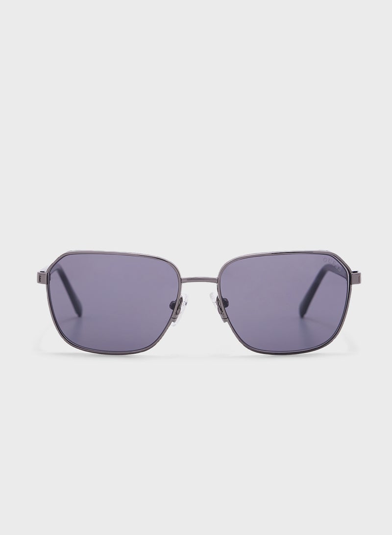 Uv Protected Shaped  Sunglasses