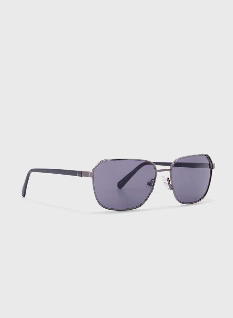 Uv Protected Shaped  Sunglasses