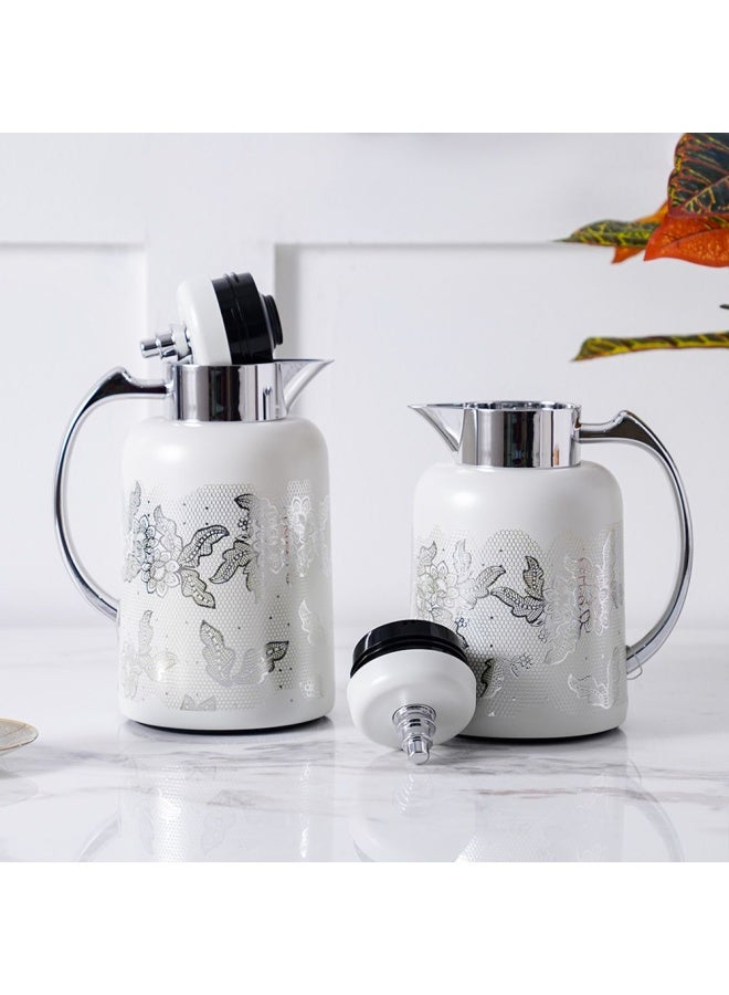 Home Maker Flask Asbestos Free Portable Design Suitable for Coffee Hot Water Tea Indoor and Outdoor Use 0.7/1.0L 2Piece St Rbp-Q330Yzc-H198(Whc)