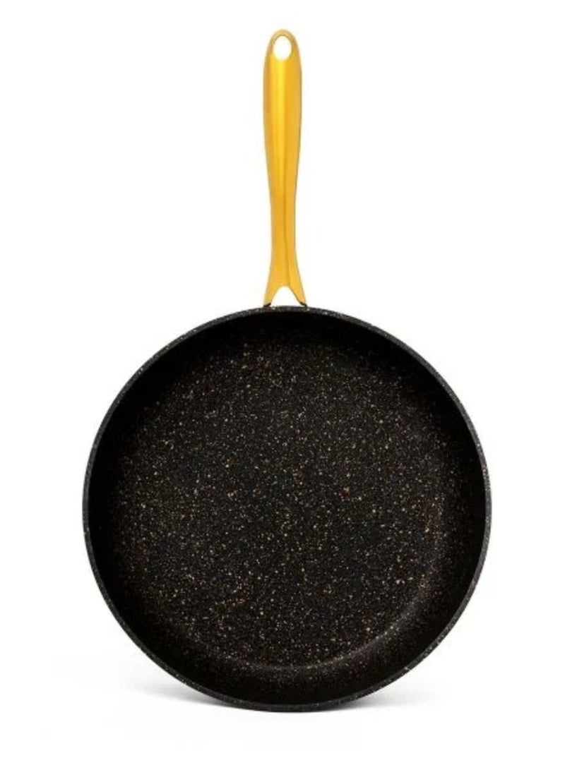 Rocky Tawa Black and Gold Granite 30cm