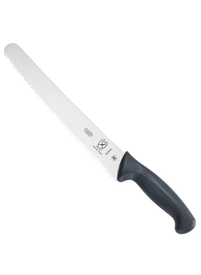 Mercer Culinary Millennia Level A4 Cut Glove  18 Ga  X-Large  Blue 10-Inch Wide Wavy Edge Bread Knife M23210