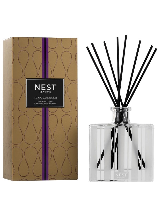 Nest Fragrances Moroccan Amber Scented Reed Diffuser  5.9 Oz