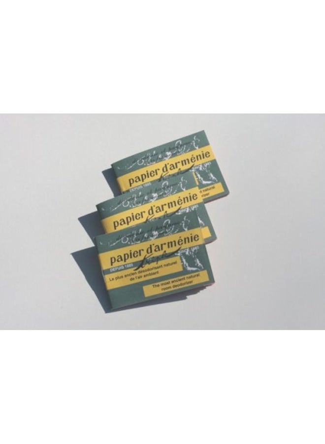 Papier D Armenie Set Of 3 Booklets Green