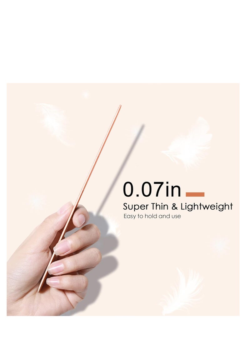 Nail File Large Emery Boards for Nails,180 Grit Nail Files for Natural Nails, Thin Emory Nail File Pack Manicure Tool for Home Use 12PCS