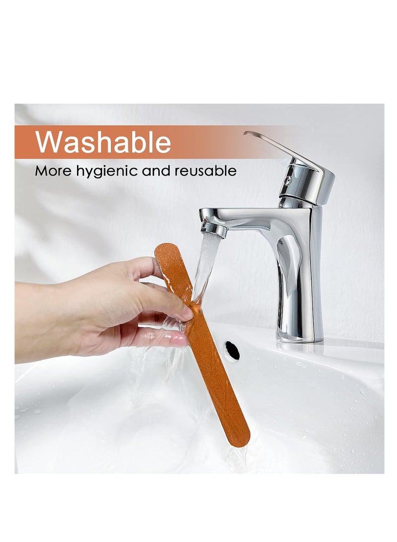 Nail File Large Emery Boards for Nails,180 Grit Nail Files for Natural Nails, Thin Emory Nail File Pack Manicure Tool for Home Use 12PCS