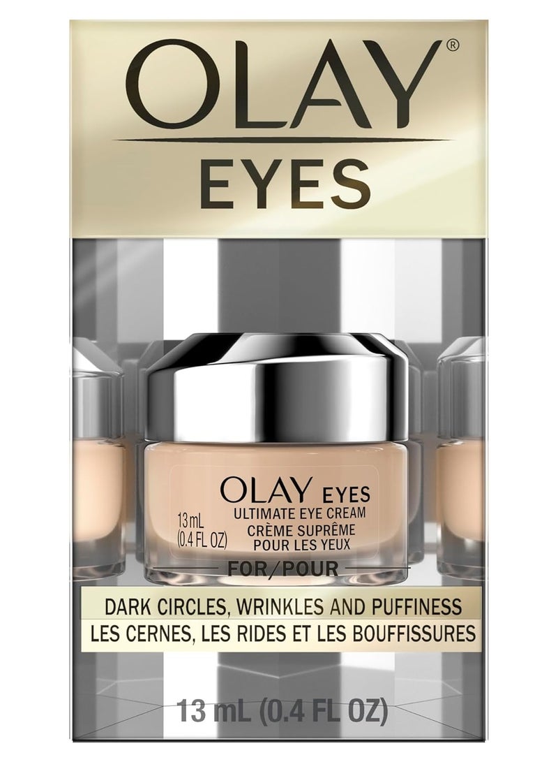 Olay Eyes Ultimate Eye Cream for Dark Circles, Wrinkles and Puffiness, 13 ml (0.4 fl. oz.)