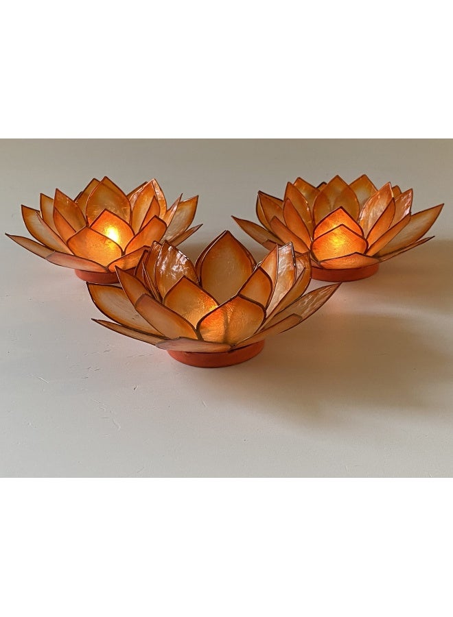 Lotus Tea Light Mango