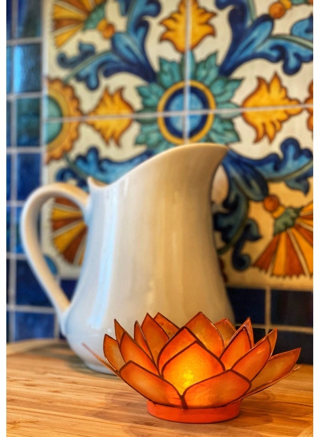 Lotus Tea Light Mango