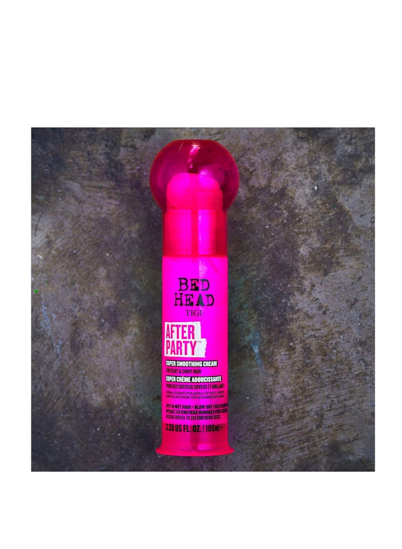 TIGI Bed Head After Party Smoothing Cream for Silky and Shiny Hair 3.38 fl oz