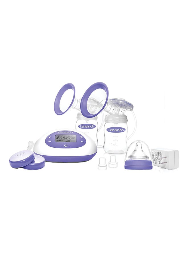 2-In-1 Electric Breast Pump, Blue