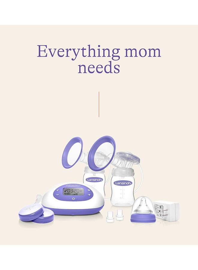 2-In-1 Electric Breast Pump, Blue