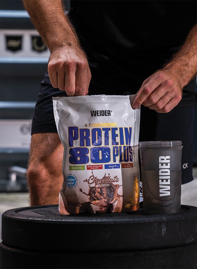 Protein 80 Plus - 500g, Pistachio Flavour - Premium Multi-Component Protein Powder for Muscle Growth and Recovery