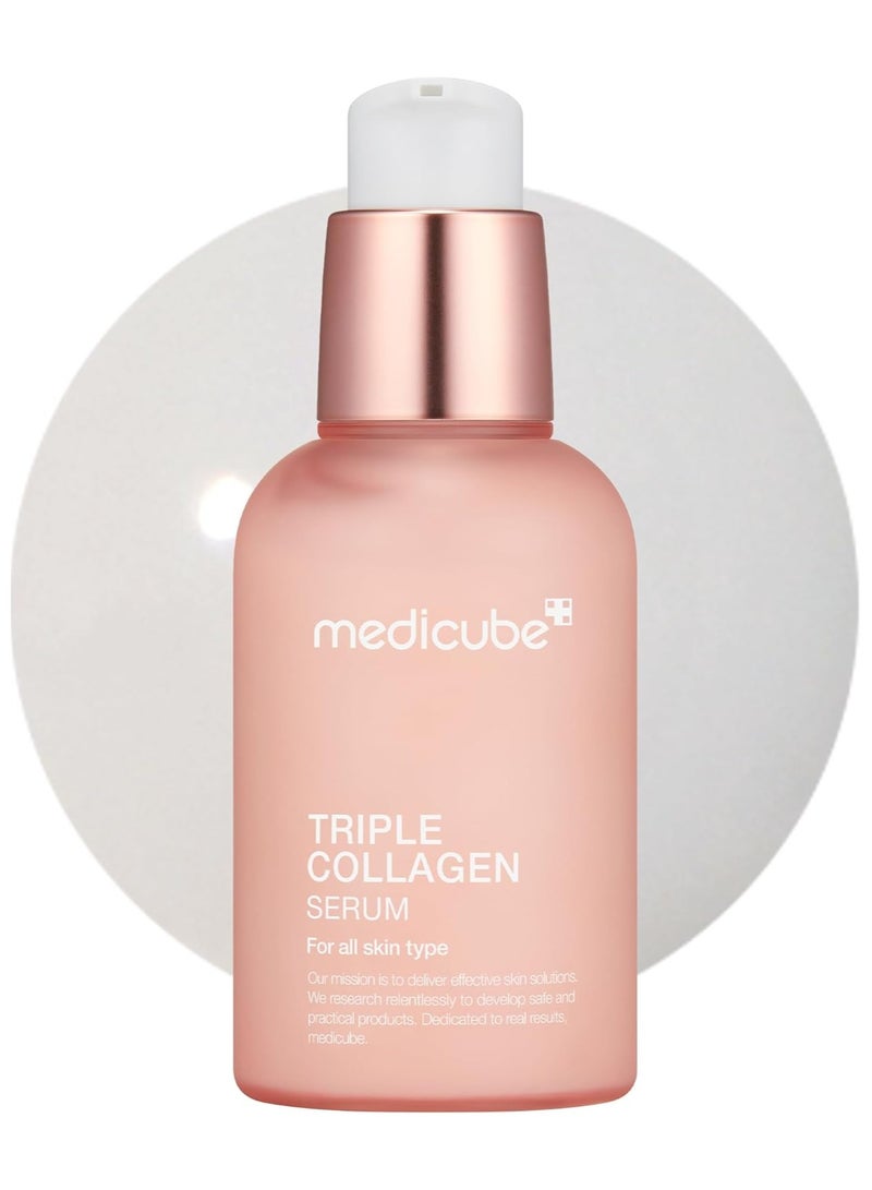 Triple Collagen Serum 1.85 fl.oz - Revitalize Dull Skin with Niacinamide & Hyaluronic Acid | Lightweight Korean Skincare