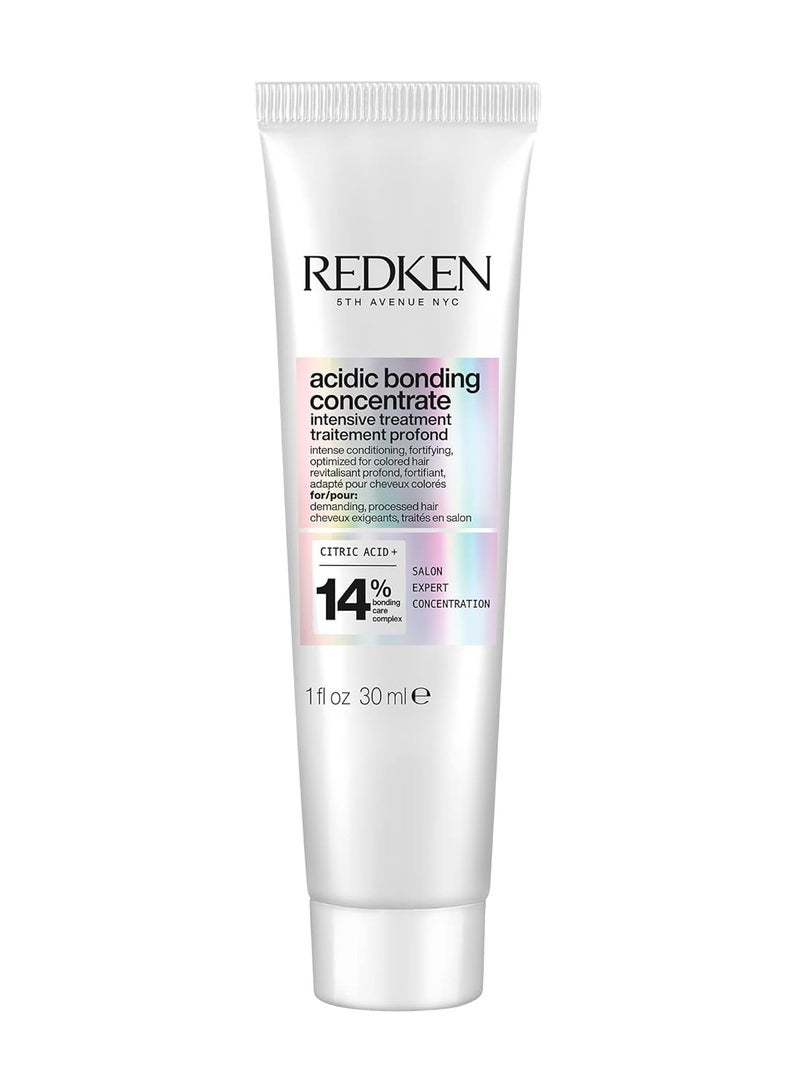 Redken Bonding Treatment for Damaged Hair Repair | Acidic Bonding Concentrate | Intensive Bonding Pre-Shampoo Hair Treatment | For Colored Hair & All Hair Types