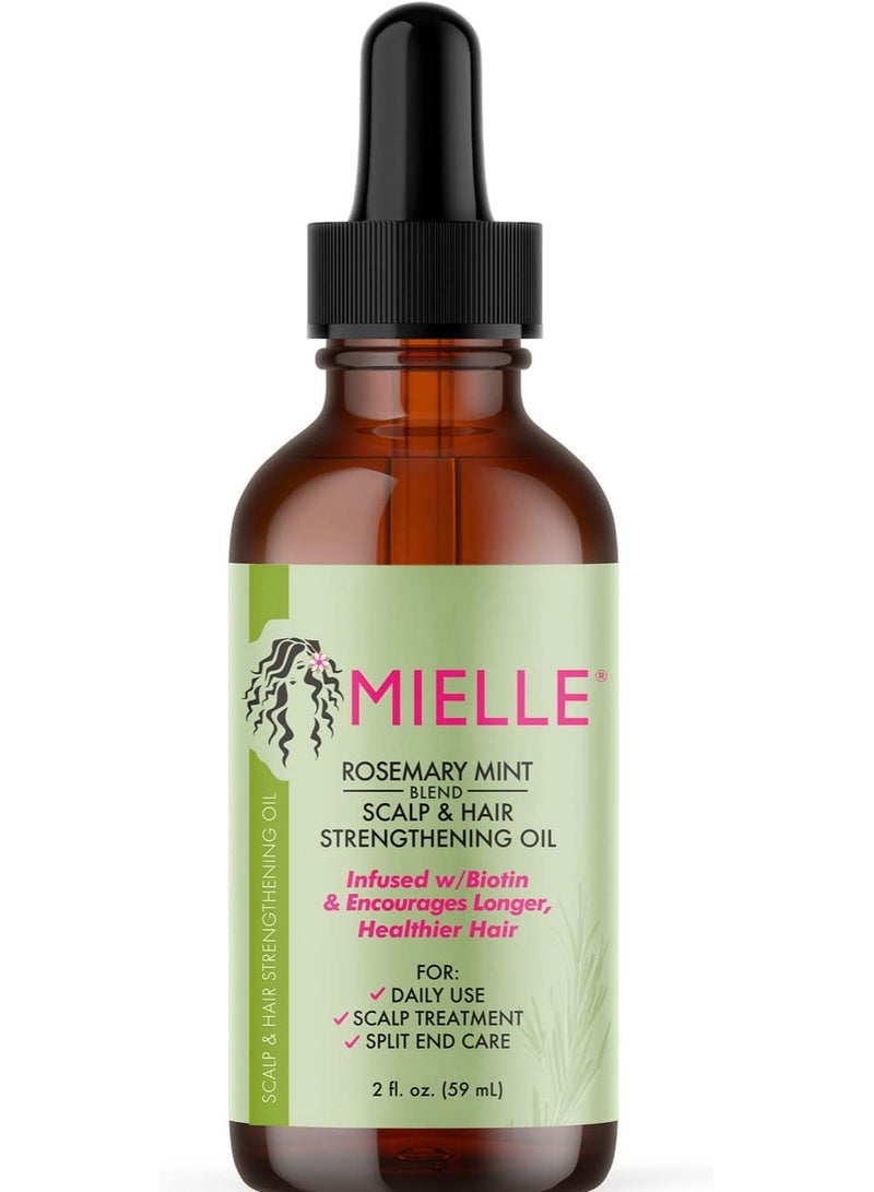 Mielle Organics Rosemary Mint Growth Oil, 2oz (Pack of 2)