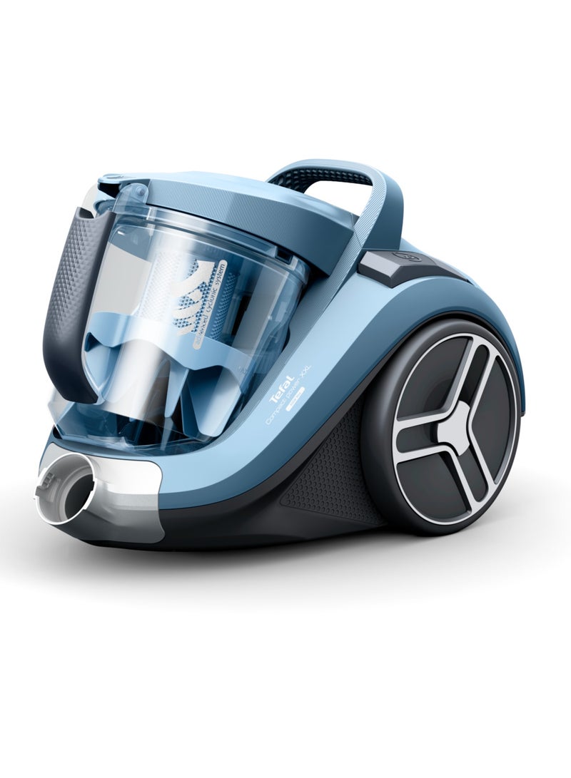 Bagless Vacuum Cleaner | Compact Power XXL Animal Kit Canister Vacuum Cleaner | Low Consumption Motor | Advanced 3-Level Cyclonic Filtration | 2 Years Warranty 900 W TW4B71HA Aqua