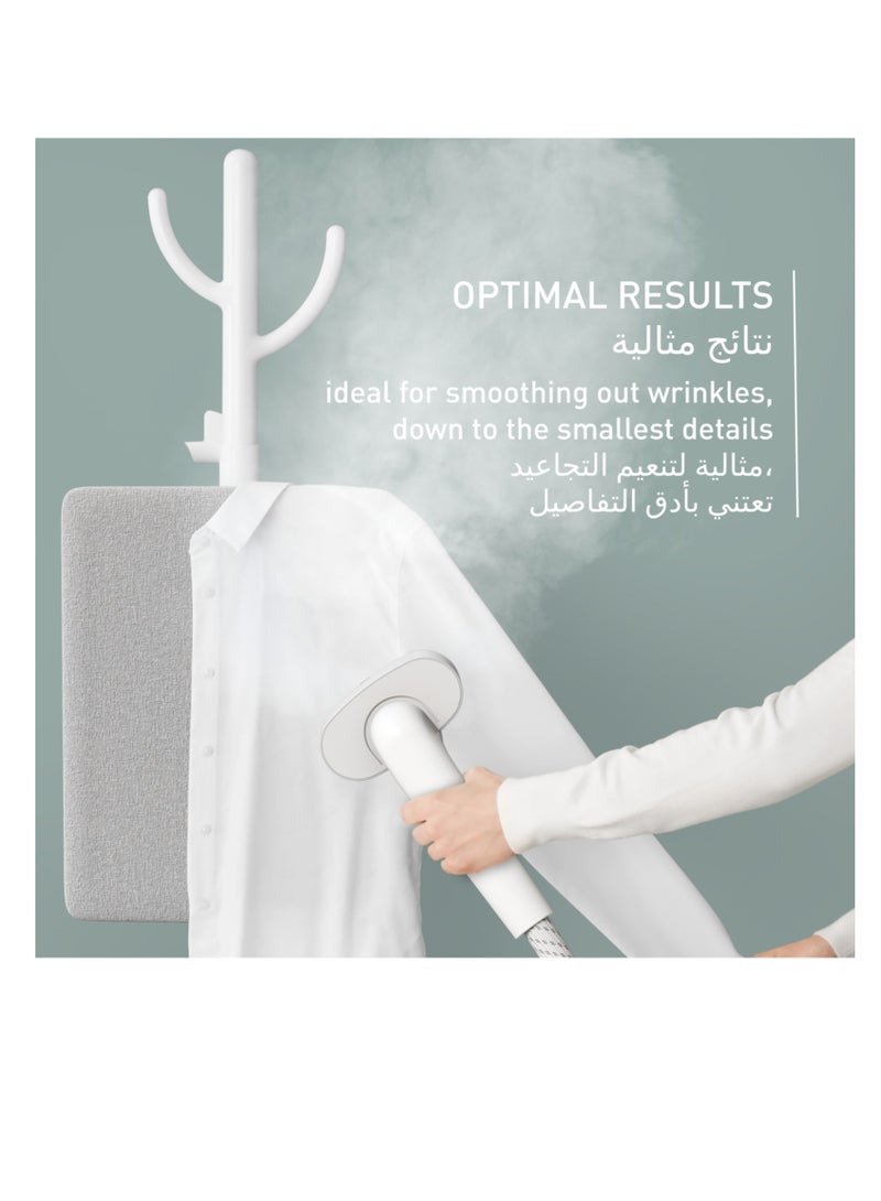 Garment Steamer|Origin Home Steamer Clothes|Minimalist to also hang your clothes|Fast 45-Second Heat-Up Time|Cont. Steam Output up to 42 g/minute|2 Years Warranty 0.42 kg 1 W IT3260G0 White