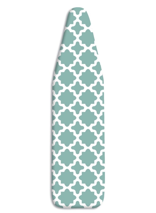 Deluxe Scorch Resistant Ironing Board Cover Turquoise