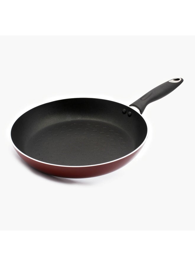 Aluminium Frying Pan Red/Silver/Black 26cm